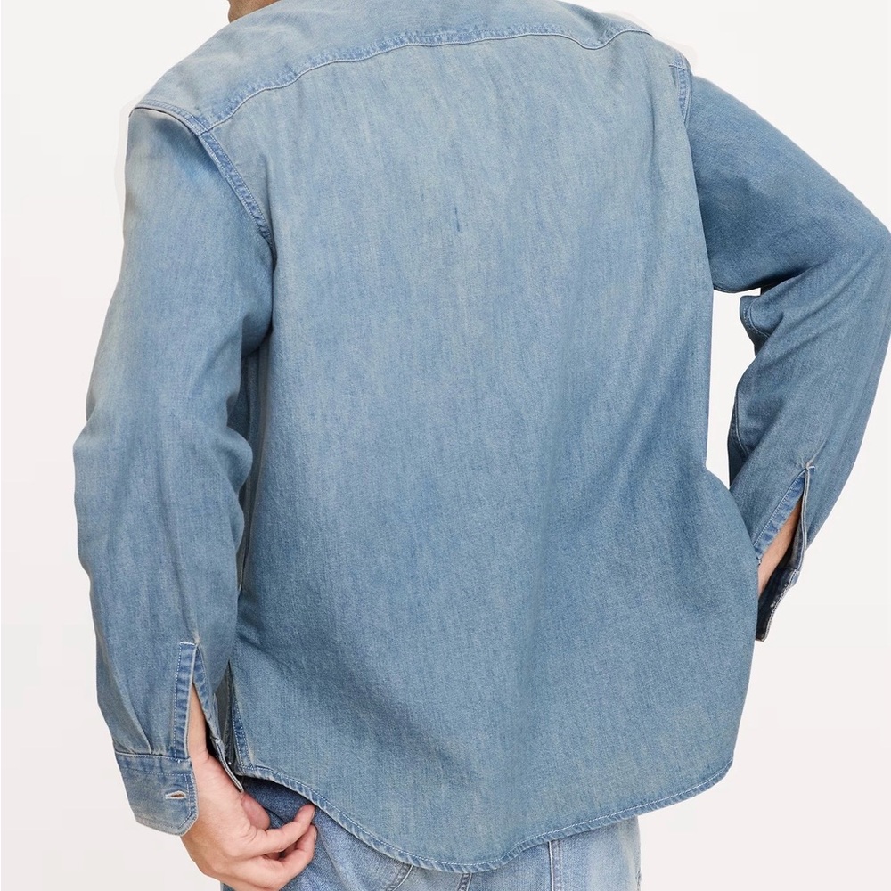 Banana republic Light Blue Denim Shirt - Picture 2 of 4